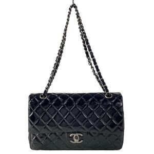 Chanel Double Flap Matelasse Shoulder Bag A01112